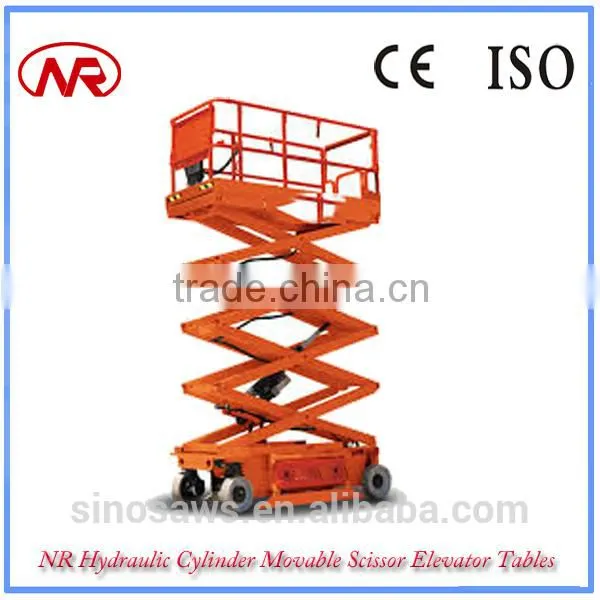 NR Hydraulic Cylinder Movable Scissor Elevator Tables