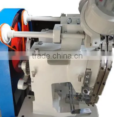 HAS VIDEO 195 Cycles 2 Heads Electric Paper Bag,Non Woven Bag,Shopping Bag Semi Automatic Eyelet Punch Machine photo-5