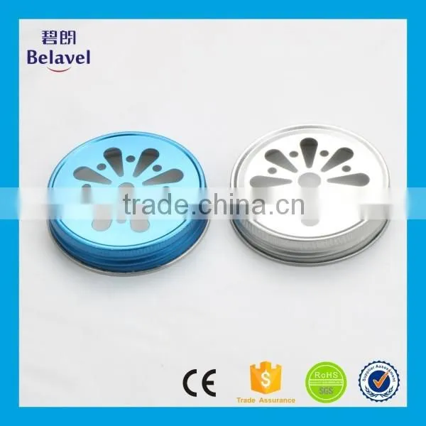 Manufacture 70mm Daisy Cut Stainless Iron Metal Mason Jar Screw Cap photo-2