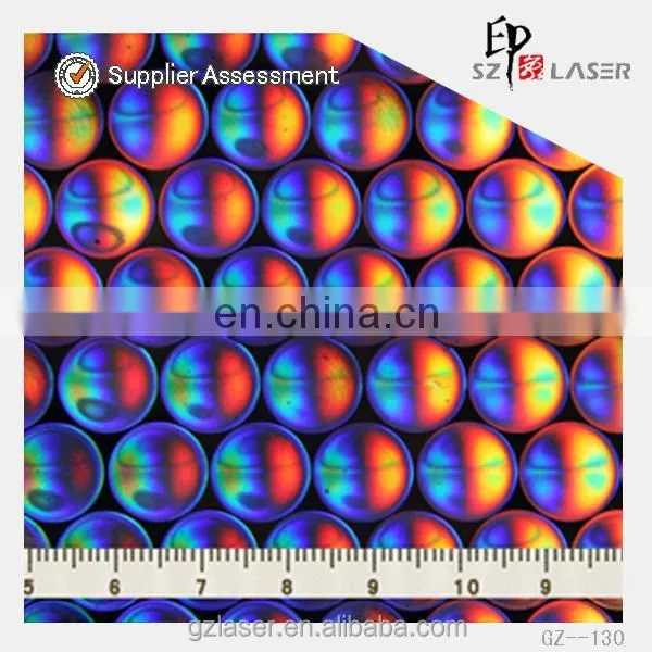 YXCP-259 Lens Pattern Nickel Hologram Shim for Embossing Sticker photo-2