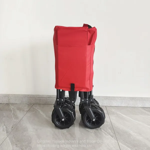 Hot Sale Folding Wagon Utility Beach Cart Outdoor Camping Wagon Collapsible Hand Trolley photo-4