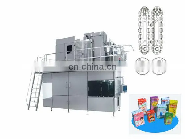200 to 1000ml SQ UHT Milk Juice Drinks Beverage Aseptic Brick Shape Paper Carton Box Filling Machine Packing Packaging Machine photo-4