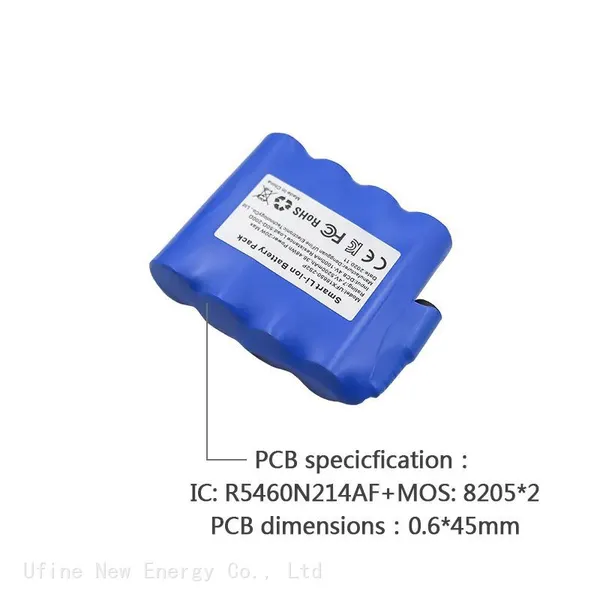 2S2P 7.4V UFX 18650 Rechargeable Battery Pack Real Capacity 5200mAh for Robot And Sweeper photo-4
