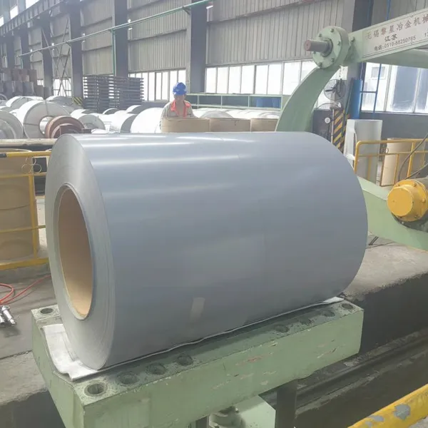 DX51D+AZ Color Coated Aluminum Zinc Steel Sheet 0.5 Sea Blue/scarlet/white Gray/color Coated Steel Coil Specifications Complete photo-4