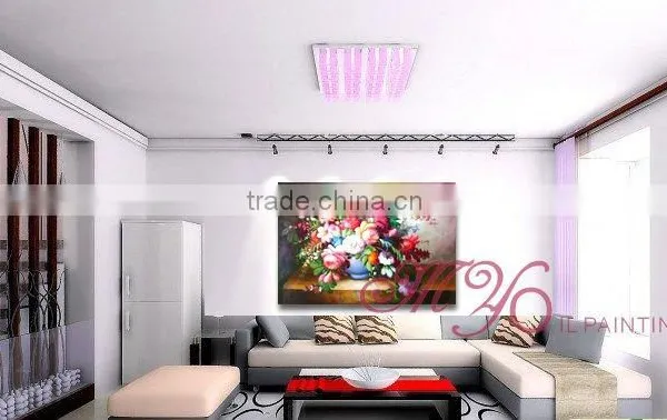 Still Life Decor Flower Fabric Oil Painting for Home,hotel Decor Ct-66 photo-4