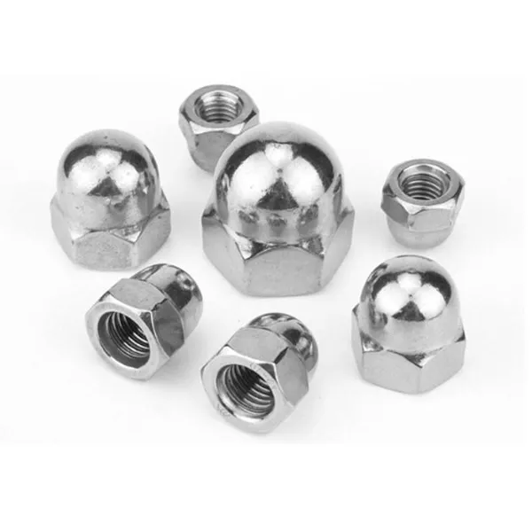 Metric Hex Domed Acorn Nuts DIN 1587 Steel Class 8 Black Finish photo-3