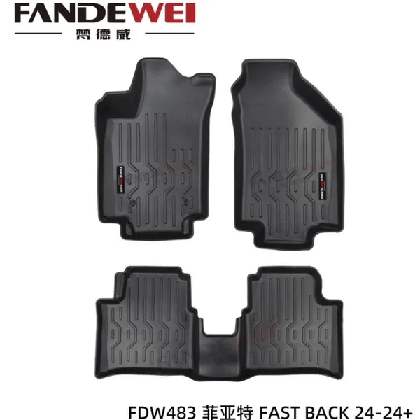 Use for Use for FIAT FULLBACK FAST BACK 3D Car Floor Mat Luxury Carpet Easy to Clean Anti-slip Makers Custom All Weather Zero Formaldehyde Waterproof photo-2