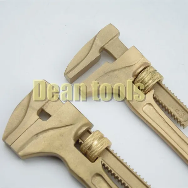 Aluminum Bronze Non-Sparking Monkey Adjustable Wrench, 58 mm Jaw Capacity, 1 Year Warranty photo-2