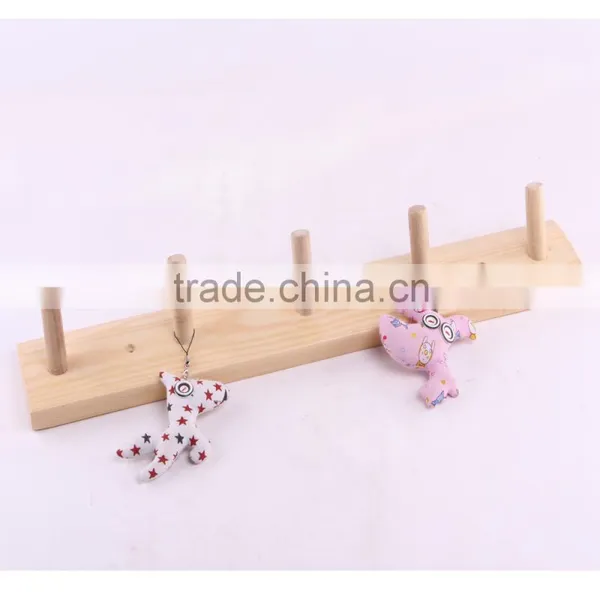 Wooden Wall Hooks for Back of Door Suitable for Hat and Coat and Sweater photo-5