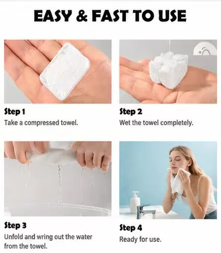 Individually Wrapped Disposable Compressed Face Towels | Portable Travel Facial Towels Manufacturer photo-3