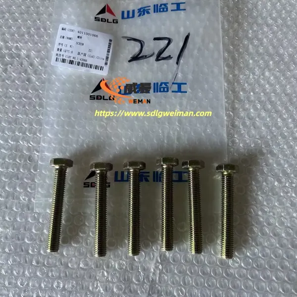 PARAFUSO ORIGINAL SDLG 4011001066 PARA APLICAR EM MOTOR-GRADEADOR SDLG G9180 G9190 G9200