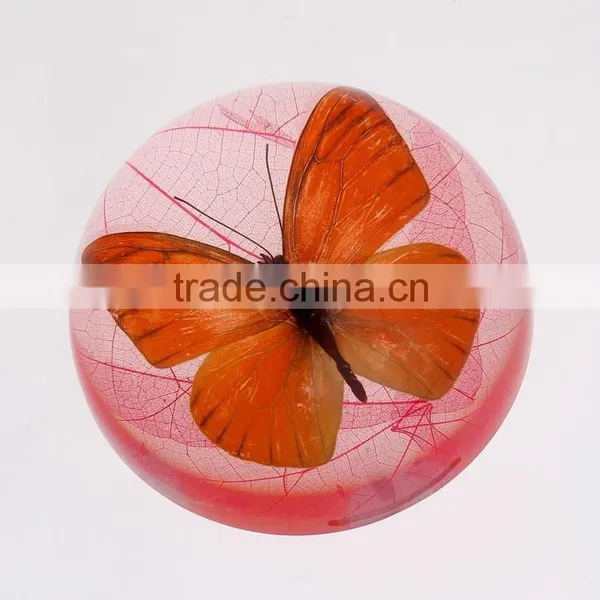 New Design Wholesale Paperweight With Real Butterfly photo-6