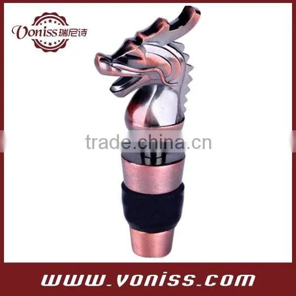 Twelve Symbolic Animals Wine Stopper, Zodiac Animal Wine Bottle Stopper Cork,