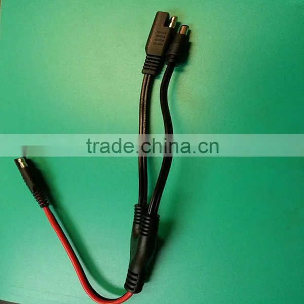Extension Cord SAE Plug to SAE Plug & DC Jacke With UL SPT-2 AWG EXTENSION Power Cord photo-6