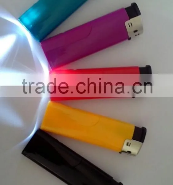 Good Quality Disposable Electronic Cigarette Lighter With Flashlight/LED photo-4