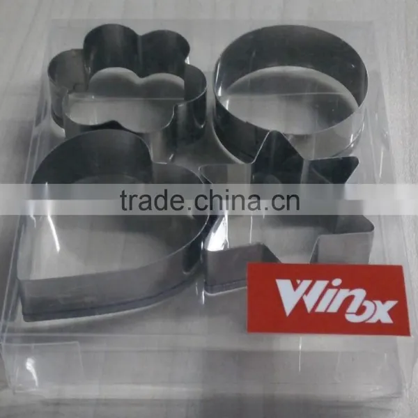 DIFFERENT SHAPE & SIZE S/S COOKIE CUTTER MOULD WITH PVC BOX photo-2