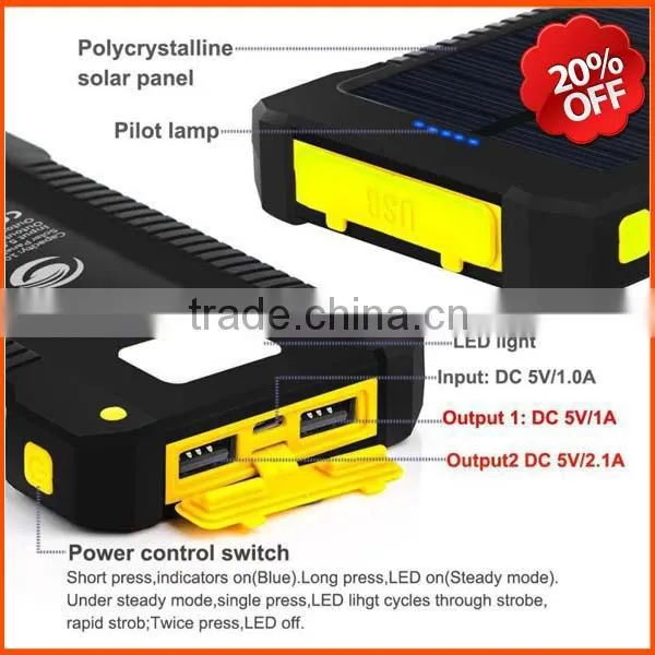 Handy Power Bank Solar Charger for Iphone4/4s/5/5s/5c photo-2