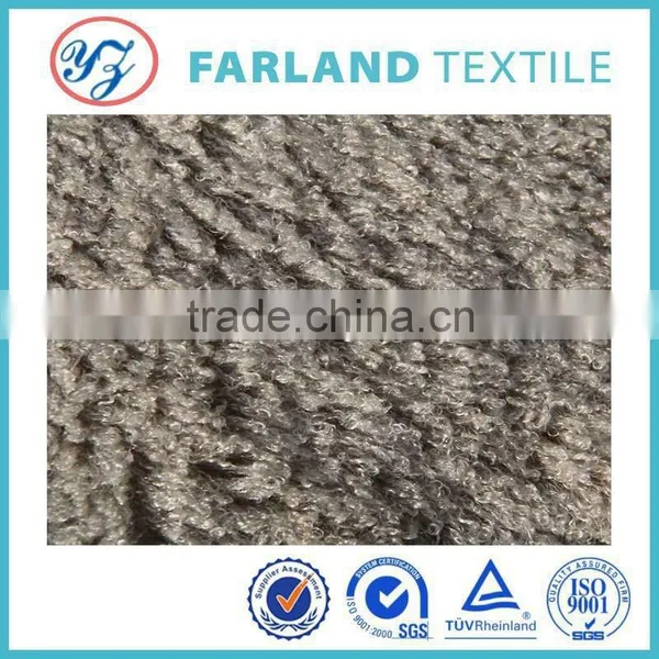 Crimp Fleece Ladies Apparel Fabrics 100 Knitting Polyester Fabric photo-3