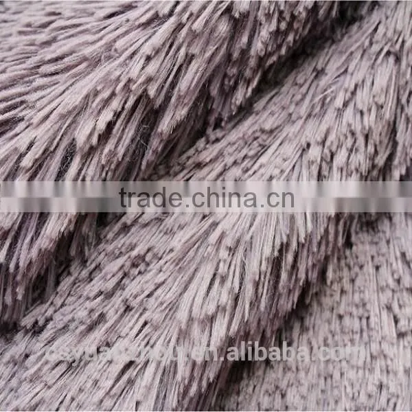 Wrap Knit Long Pile Plush Style Fabrics photo-2