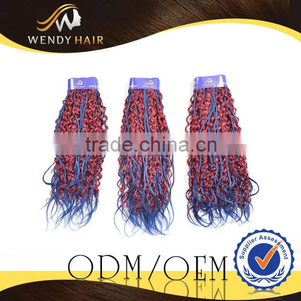 7A Big Stocks Wholesale Kinky Curl Malaysian Synthetic Hair photo-2