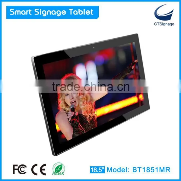 18.5 Inch Wall Mounted HD Advertising Display With 10-points Multi-touch photo-2