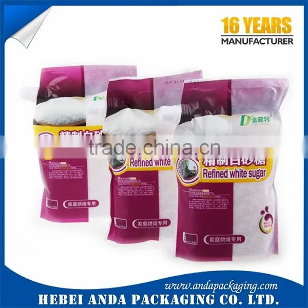 Heat Sealing Seasoning Packaging Stand up Pouch Sugar Packaging Bag photo-4