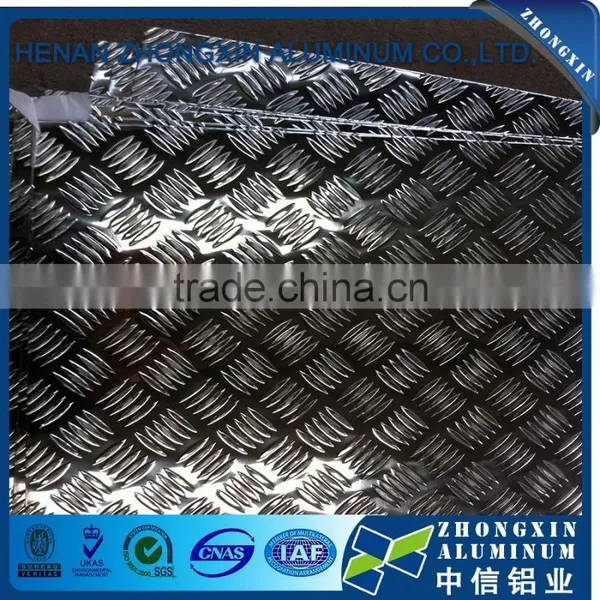 Bright Surface Effect Five Bars Aluminum Sheet 1050 1060 photo-2