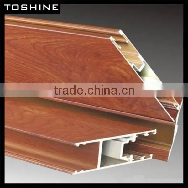 2014 Hot Sell Wood Color Cabinet Door Aluminum Extrusion Profile Quality Choice photo-2
