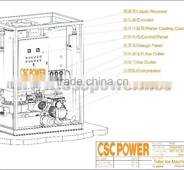 Factory Price Top Quality 5T Human Consumption Tube Ice Machine photo-2