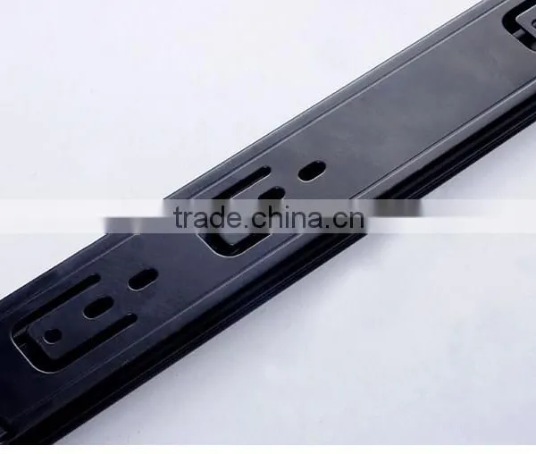 45mm Three Section Device High Quality Ball Bearing Slides With Damper Slide Solf-closing Drawer Slide photo-6