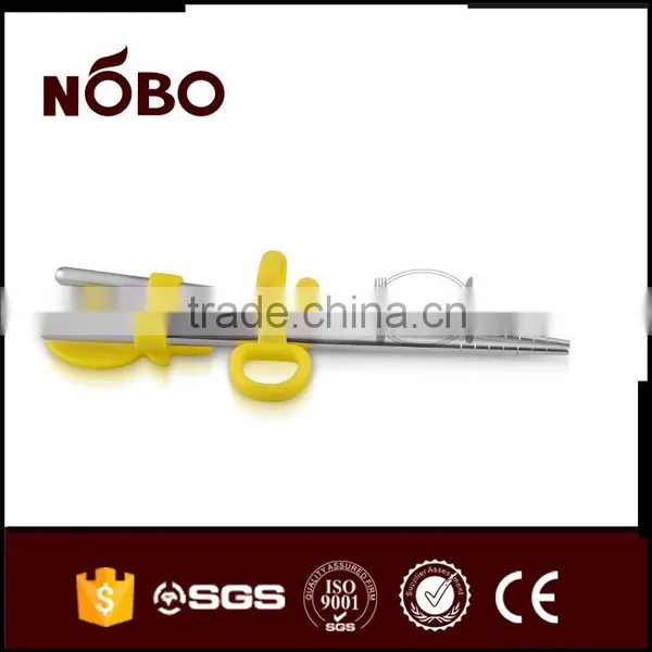 Plastic&stainless Steel Practicing Chopsticks for Beginners photo-3