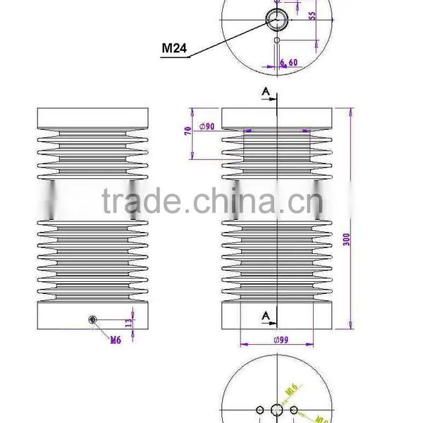 Supply High Voltage Epoxy Resin CG40.5-1mm Capacitive Insulator photo-2