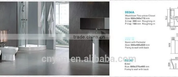 China Supplier Sanitary Ware Ceramic Bathroom Set Two Piece Toilet photo-4