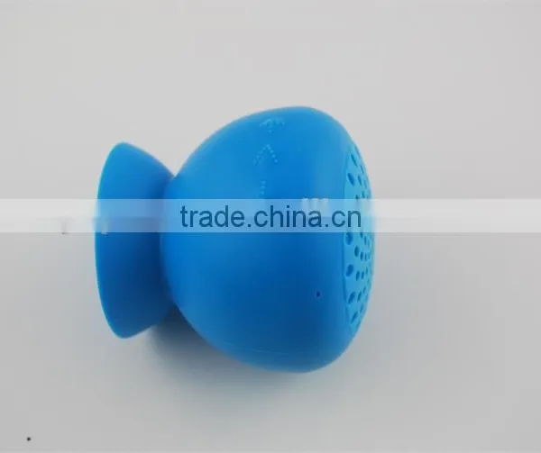 Mushroom Mini Handfree Stereo Silicon Bluetooth Speaker With Suction Cup photo-3