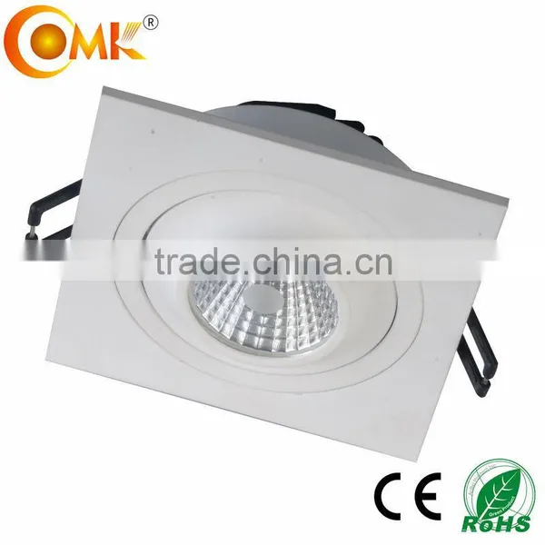 13w White Painted Square Recessed COB LED Lumi Smooth LED Downlight photo-2