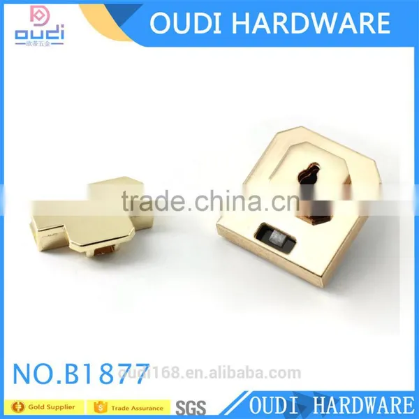 Hight Quality Fashion Zinc Alloy Metal Key Lock for Briefcase Bag Lock Hardware Bag Accessories Quality Choice photo-2
