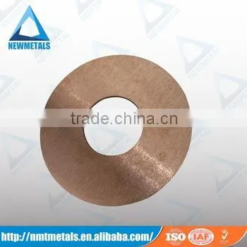 Tungsten Copper Alloy Disc Ring Wheels Copper Tungsten Electrode photo-2