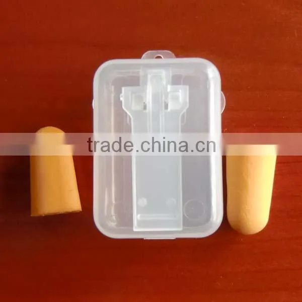 36db Slow Rebound Foam Ear Plugs in PP Box Foam Bullet Shape Ear Plugs for Ear Protection and Sleeping photo-3