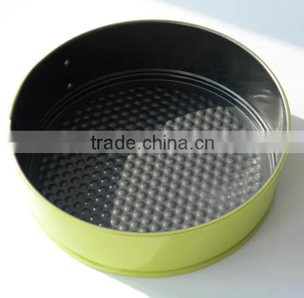 Carbon Steel Non-stick Round Springform Cake Pan 2pcs Set With Color Printing photo-6