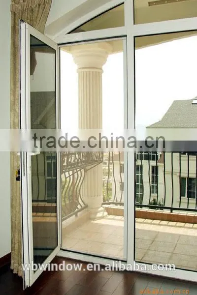 Pvc Double Swing Glass Casement Doors With Cheap Price photo-6