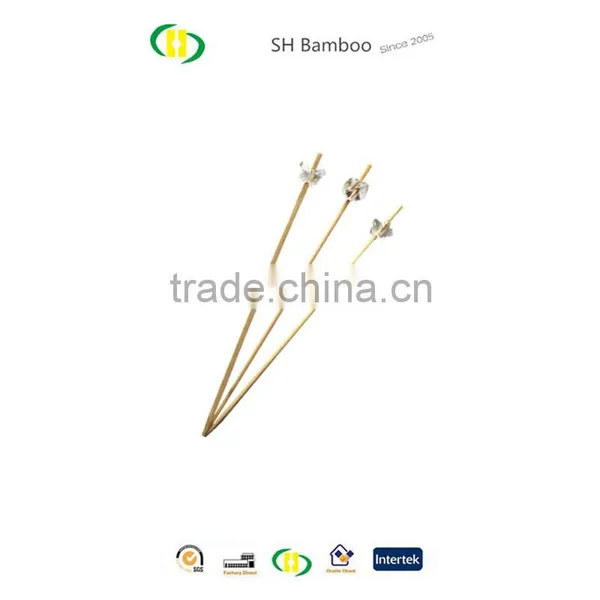 BAMBOO CLEAR ACRYLIC SKEWER 6 IN