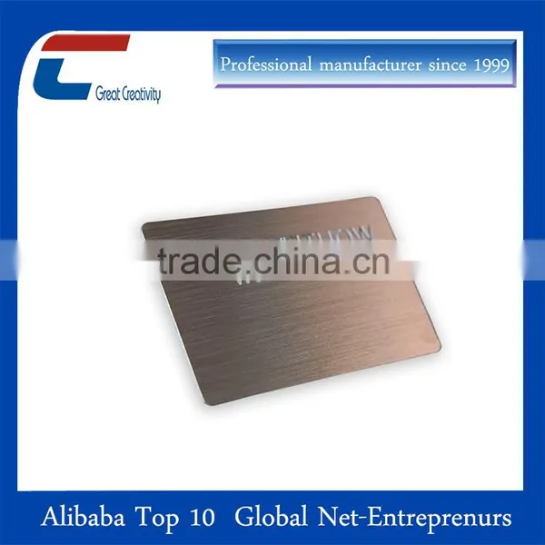 Fashion Design Metal Card Steel Credit Card photo-3