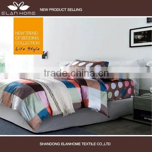100% Cotton 133*72 Luxury Reactive Printing Quilted Duvet Cover photo-2