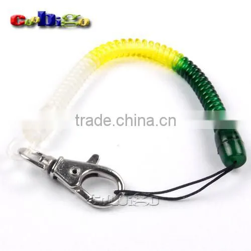 8-1/2"(215mm) Mix Color Expandable Coil With Metal Hook for Mobile Phone Straps #FLQ062B(Mix-s) photo-5