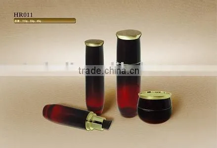 Cosmetic Glass Jar and Cream Bottle