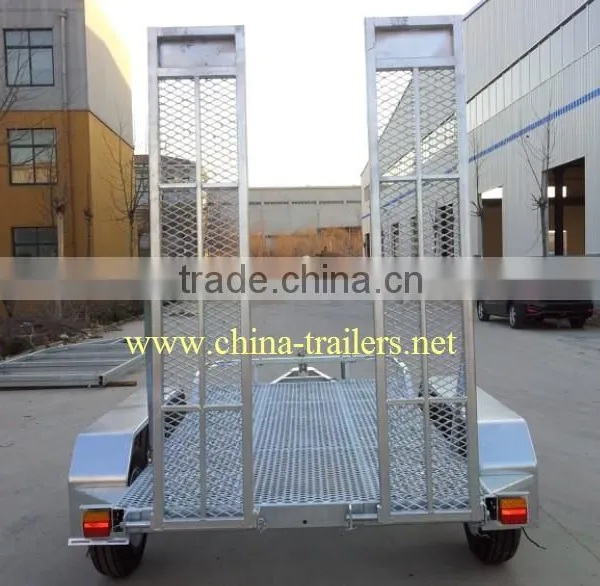 Grab Crane Trailer and Grab Crane Carrying Trailer