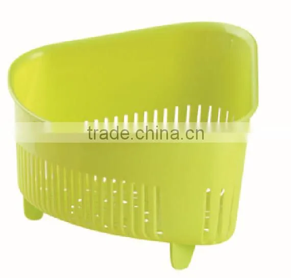 2015 Colorful Safe PP Plastic Drain Basket Rack Collapsible Colander Strainer Food Rice Fruit Storage photo-5