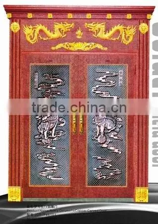 Rome Column1 + Copper Carved Door
