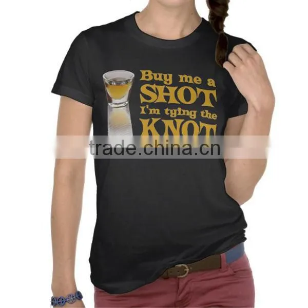 Women'sFine Jersey Short Sleeve T-Shirt With Short Sleeve T-1098