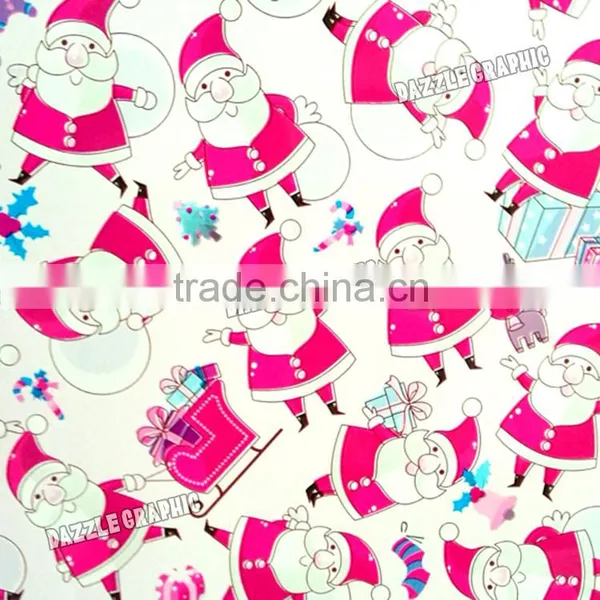 New Product Santa Claus Pattern Hydrographics Printing Film No.DGLGD028 Cartoon Hydrographic Film Water Printing Transfer photo-2